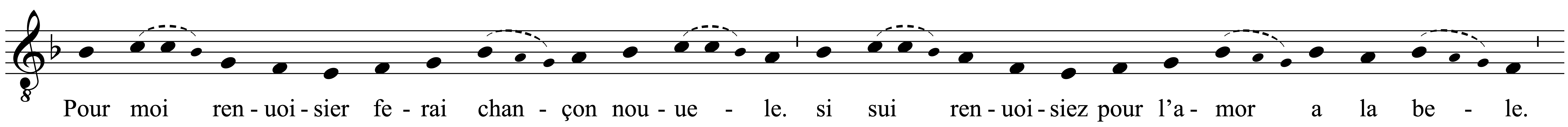 Work musical notation